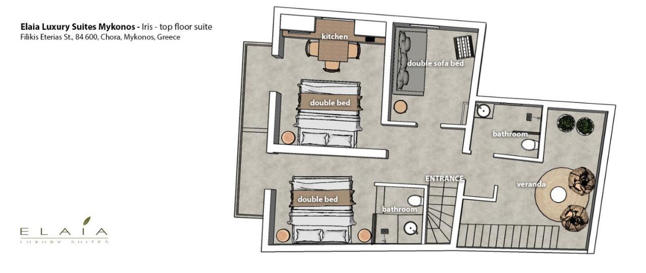 Elaia Luxury Suites Mykonos Mykonos Town Exteriér fotografie
